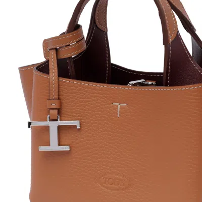 Tod's Brown Leather Bag In Brown