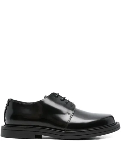 The Antipode Lace-up Leather Shoes In Black