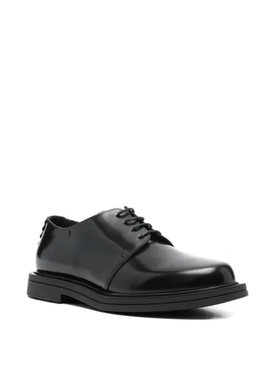 The Antipode Lace-up Leather Shoes In Black