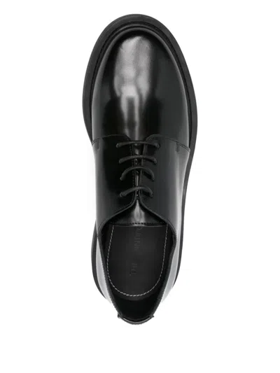 The Antipode Lace-up Leather Shoes In Black