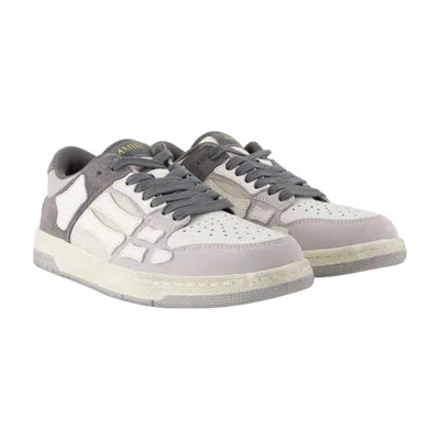 Amiri Distressed Low Top Sneakers With Skeleton Detail In Multi