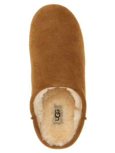 Ugg Suede Leather Slipper Boots In Brown