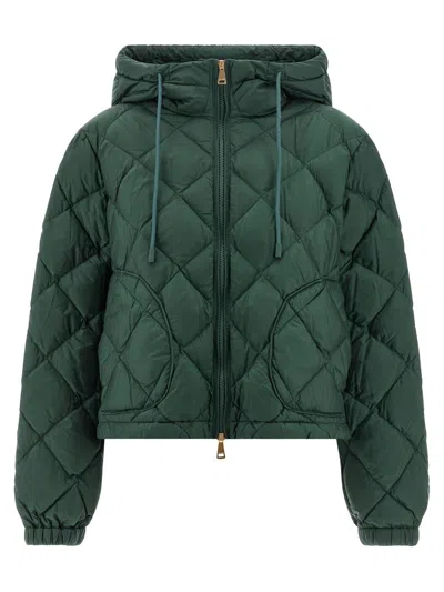 Weekend Max Mara Eris Puffer Jackets Green In Green