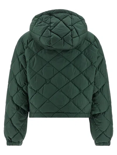 Weekend Max Mara Eris Puffer Jackets Green In Green