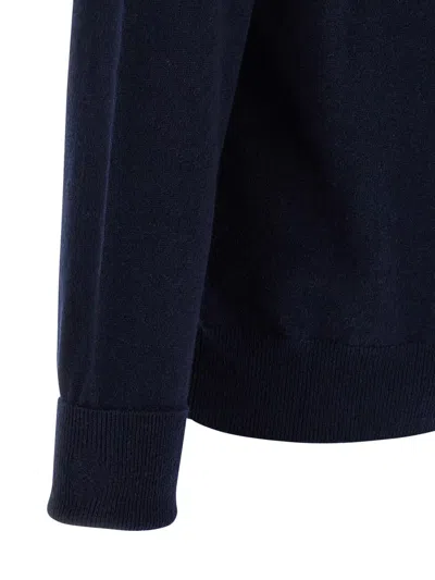 Ballantyne Argyle Pattern Sweater Sweaters And Cardigans Blue In Blue