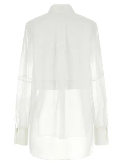 Brunello Cucinelli Layered Shirt Featuring Buttoned Cuffs In White