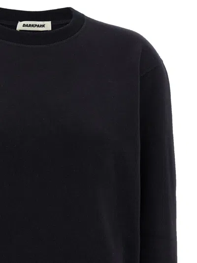 Darkpark You Ll Never Take Me Off Crew-neck Sweatshirt In Blue