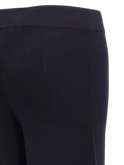 Max Mara Marzia Elastic-waist Palazzo Pants In Black