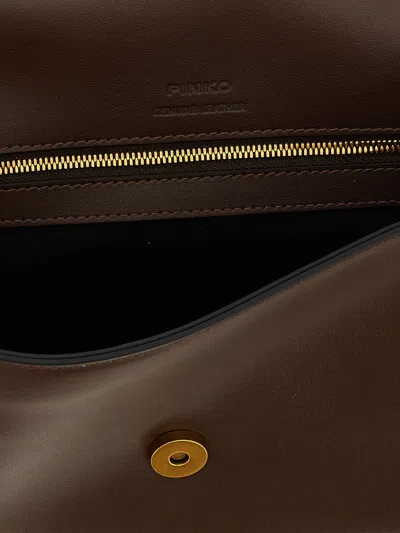 Pinko 'love One Classic' Crossbody Bag In Brown