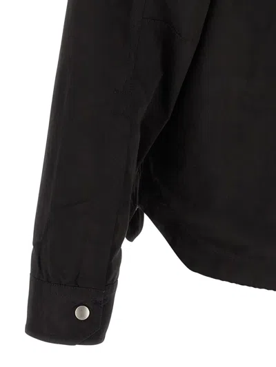 Thom Krom Snap-button Pocket Shirt In Black