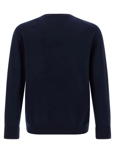 Ballantyne Argyle Pattern Sweater Sweaters And Cardigans Blue In Blue