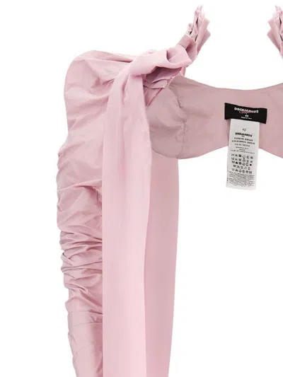 Dsquared2 Marie Antoniette Shrug Vaqura X In Pink