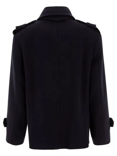 Max Mara Wool And Cashmere Coat In Blue