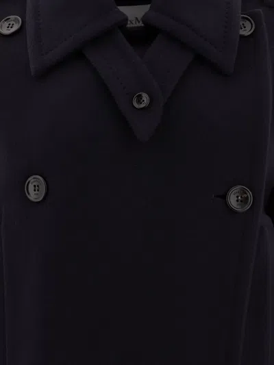 Max Mara Wool And Cashmere Coat In Blue