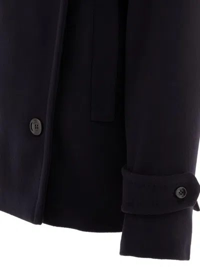 Max Mara Wool And Cashmere Coat In Blue