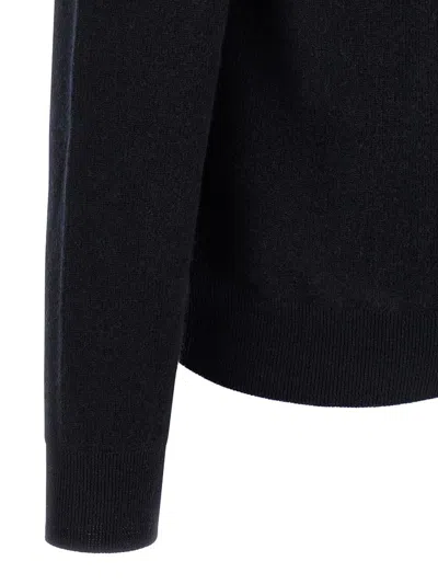 Brioni Ribbed And Braid Cardigan Sweaters And Cardigans Blue In Blue