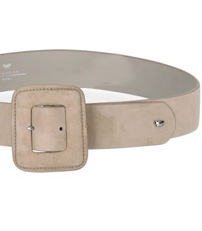 Weekend Max Mara Briosuede Orzo Belt In Neutral