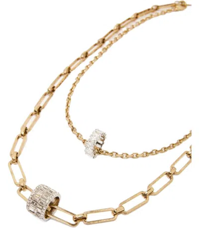 Weekend Max Mara Taranto Gold Necklace In Gold