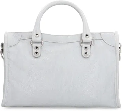 Balenciaga Women Le City Small Leather Shoulder Bag In Pink