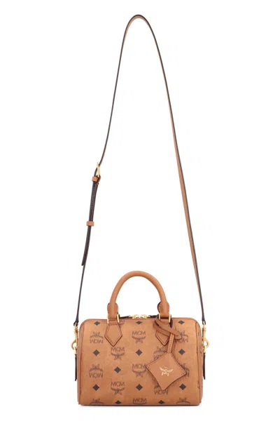 Mcm Brown Ella Boston Medium Duffle Bag In Brown
