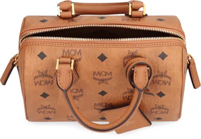 Mcm Brown Ella Boston Medium Duffle Bag In Brown