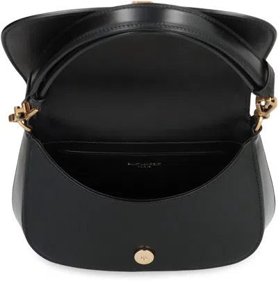 Saint Laurent Voltaire Leather Mini Handbag In Black