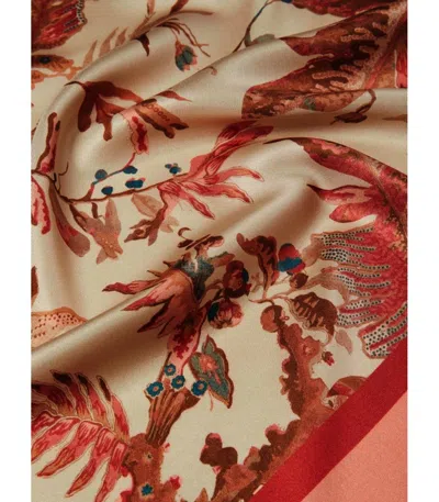 Weekend Max Mara Onesto Beige Foulard Scarf In Multi