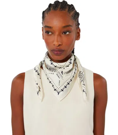 Weekend Max Mara Siam Blue Foulard Scarf In Blue