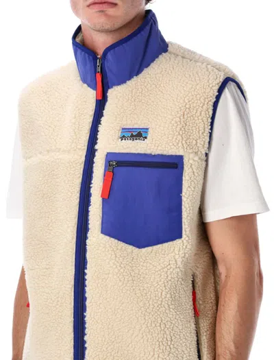 Patagonia Men S Classic Retro-x Vest Dark Natural In Multi