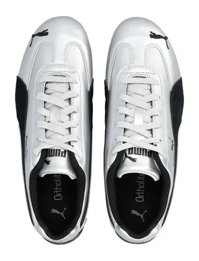 Puma Speedcat Metallic Sneaker In Black