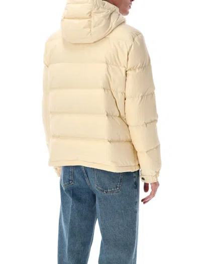 Valentino Hooded Quilted Down Jacket And Pockets In Neutral