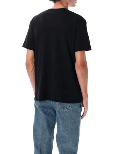 Valentino T-shirt With Signature Vlogo In Black
