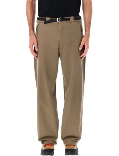 Roa Chino Trousers With Side And Back Pockets In Brown