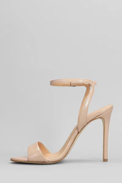The Seller 100mm Leather Sandals In Neutral