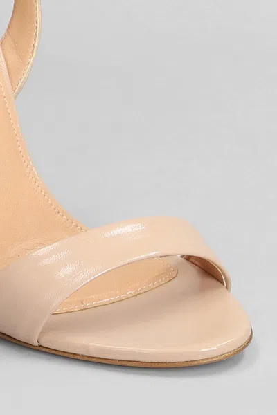 The Seller 100mm Leather Sandals In Neutral