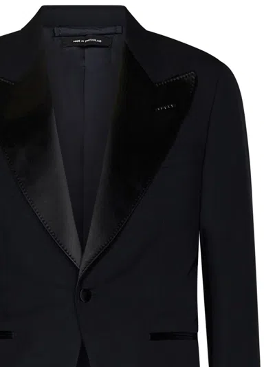 Tom Ford Two-piece Single-breasted Dinner Suit In Black
