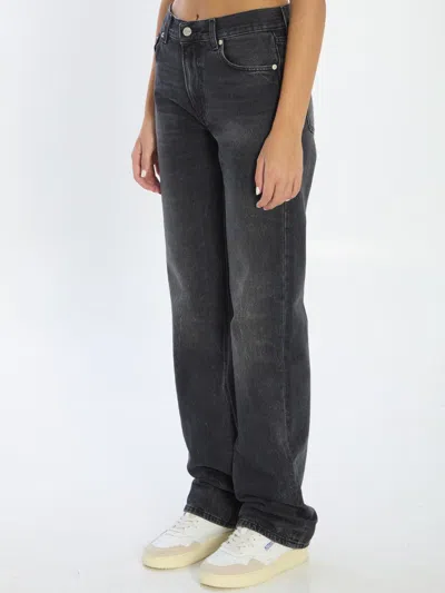 Haikure Flora Jeans Featuring Belt Loops In Black