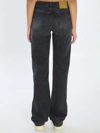 Haikure Flora Jeans Featuring Belt Loops In Black