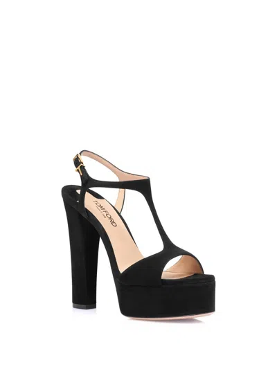 Tom Ford Sandals In Black