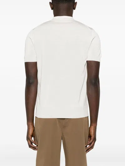 Tom Ford Men's Cotton Polo Shirt In White