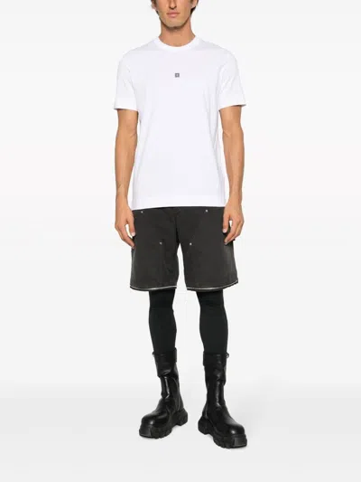 Givenchy Metal 4g Crewneck T-shirt In White