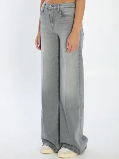Mother The Twister Heel Denim Jeans In Gray