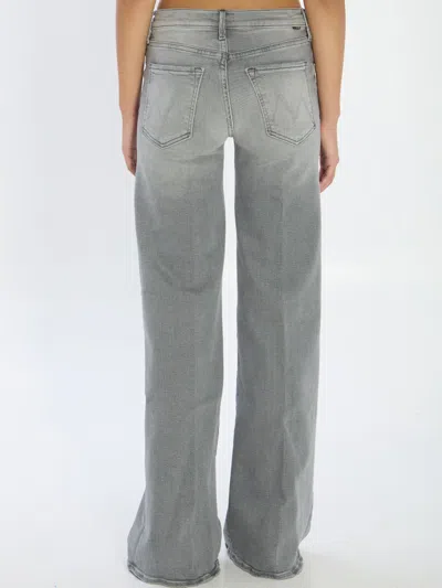 Mother The Twister Heel Denim Jeans In Gray
