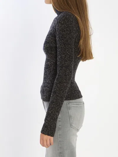 Max Mara Wool And Cashmere-blend Turtleneck Sweater In Brown