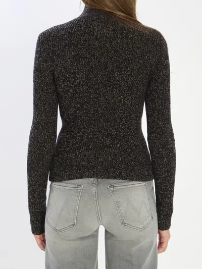 Max Mara Wool And Cashmere-blend Turtleneck Sweater In Brown
