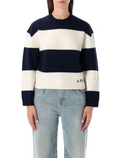 Apc Sweater A. P.c. Woman Color Ecru In Multi