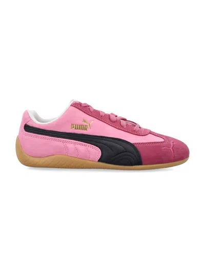 Puma Sneakers With Contrast Panels And Rubber Sole In Pink