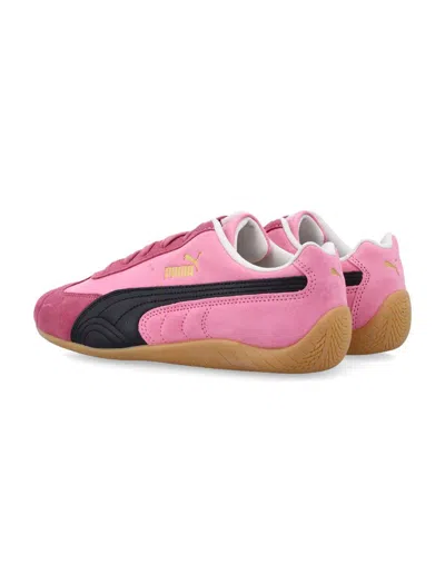 Puma Sneakers With Contrast Panels And Rubber Sole In Pink