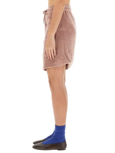 Vivienne Westwood Asymmetric Hem Drawstring Waist Skirt In Pink
