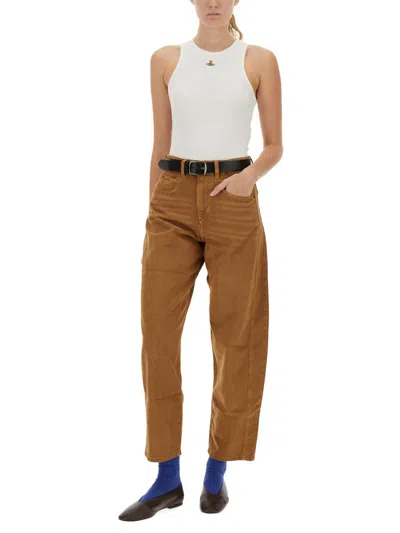 Vivienne Westwood Ribbed Tank Top In White